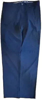 Izod Approved Schoolwear Straight Fit Flat Front Pants Size 20 Regu - Navy - NWT