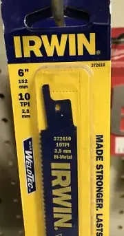 6 in. Bi-Metal Reciprocating Saw Blade 6 TPI IRWIN TOOLS