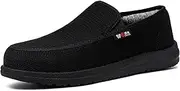 LARNMERN Steel Toe Slip On Work Shoes Mens Safety Sneakers Walking Shoe Lightweight Steel Toe Loafers