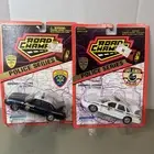 2pc Road Champs 1/43 scale Diecast Police Orlando And Montana Ford Crown Vic