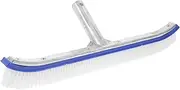 Kisangel Plastic Pool Brush Head with Dense Bristles Heavy Duty for Pool Maintenance and Stubborn Stain Removal for Indoor and Outdoor Use