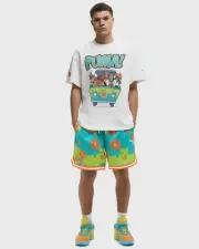 PUMA Hoops x Scooby Doo Shorts Size Large Rare Mesh Rare Mystery Machine