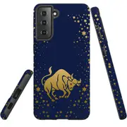 For Samsung Galaxy S22+ Plus Case, Armour Cover, Taurus Drawing