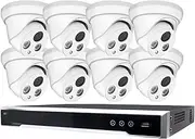 4K POE Network Video Surveillance System,4K 8 Channel NVR（DS-7608NI-K2/8P）+4K POE Camera PG2385I-28MM(8PCS)