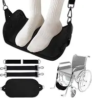 [YIBEICO] Wheelchair Leg Rest Footrest, Foot Straps Hammock, Adjustable Hanging Foot Sling for Wheelchair Pedal Replacement