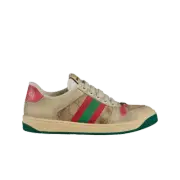 (W) Gucci Screener Leather Sneaker Butter Leather