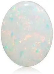 [ANUJ SALES] 16.25 Ratti 15.00 Carat Opal Stone Certified Natural AA++ Quality Oval White Astrological Australian Opal Loose Gemstone, free size, Loose Gemstone, Opal