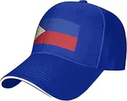 [Generic] Support Philippines Flag Hats Philippines Cap for Filipino Men Women Adjustable Baseball Cap Hat