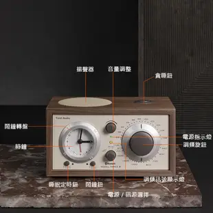 Tivoli Audio Model Three BT 藍牙鬧鐘收音機 核桃木 | 台音好物