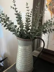 30 Pieces Artificial Eucalyptus High Quality 15” Stems Decor Perfect Height