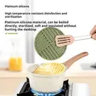 Kitchen Hot Pots Pans Trivets Non-slip Dining Table Mat Flexible Silicone