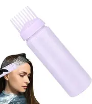 Hair Dye Applicator Bottle - Root Comb Applicator Bottle | Empty Scalp Comb Bottle, Hairdressing Dry Cleaning Shampoo Bottle, Safe and Harmless Coloring Tool for Barber Shop, Beauty Salon, Home