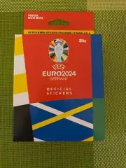 TOPPS Germany Euro 2024 Stickers MEGA ECO BOX Parallels Guaranteed SWISS EDITION