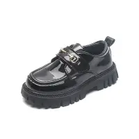 在飛比找蝦皮購物優惠-公主女童鞋兒童 PU 皮鞋時尚厚底兒童莫卡辛秋季新款