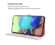 For Samsung Galaxy A71 5G Cover Wallet - Green