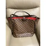 (9.5成新)LV包包 LOUIS VUITTON CABAS RIVINGTON DAMIER LV托特包