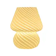 Glass Mushroom Bedside Table Lamp Nightstand Desk Lamp for Home Living Bedroom Gift