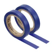 2Pcs 26Ft Tennis Racket Badminton Racquet Grip Finishing Tapes, Blue