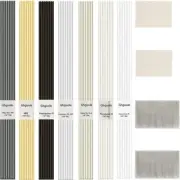 60X 13in 7Types Plastic Welding Rods Set With Stainless Steel Mesh And Sandpaper