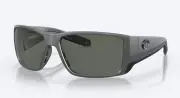 Costa Del Mar Fantail Pro Black Frame With Blue Mirror Polarized Sunglasses