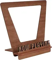 Enhanced Your Space: This Record Holder's Unique Retro 3 D Lettering Displaying Ing "now Playing" Adds a Unique Touch and Retro Atmosphere to Your Living Space. Showcase Your Music Taste in Style