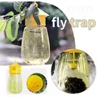 Reusable Fruit Fly Trap Killer Yellow Cage Drosophila Catcher Fly Trap Tool