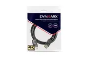 DYNAMIX 2m DisplayPort v1.2 Cable w Gold Shell Connectors DDC Compliant 4K60Hz
