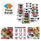 24-Pack Glass Food Storage Containers with Lids, Airtight Glass Meal Prep Con...