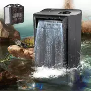 Upgraded Turtle Tank Filter Adjustable Internal Aquarium Filters Quiet Reptile W