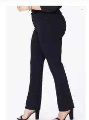 NEW NYDJ 22W Not Your Daughters Jeans pants Barbara bootcut black plain pockets