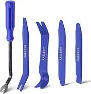 AXELECT 5 Pack Auto Trim Removal Tool Kit, Car Panel Door Window Tools Kit,Auto Clip Fastener Remover Pry Tool Set