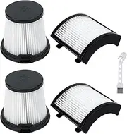 [Attemart] IW3511 Filter Replacement Compatible with Shark IW3511 IW1111 IW1120 IW1615 Detect Pro Cordless Stick Vacuum, Compare to Part #XHFIW1000 & XPRFIW1000, 2 HEPA back filters & 2 pre-filters