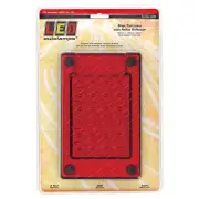 LED Autolamps Red LED Lamp Stop Tail Light Includes Bracket 24 LED Lamp Blister