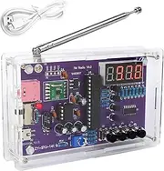 FM Radio Kit Soldering Practice Electronics Kits DIY Electronic School Project Kit FM 87-108MHz with 2 Power Modes EK1989 Soldering Learning Teaching and Hobbies for Beginners Adults Men Kids