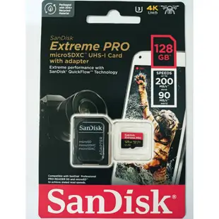 【SanDisk 晟碟】Extreme Pro microSDXC UHS-I V30 A2 32G~256GB 記憶卡