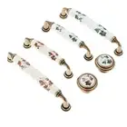 Cabinet Door Knobs Vintage Ceramic Drawer Cupboard Closet Door Pulls and Handles