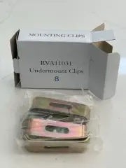 RUVATI Sink Undermount Clips Set Of 8 RVA11031 NEW in original package