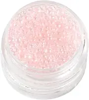 LALADEFIEE 1 Box Crystal Beads Nail Art Supplies Pink Micro Beads for Home Store Decor for Manicure Nail Beauty Accessories