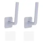 2 Pcs Hat Racks for Baseball Caps, Plastic Adhesive Hat Hooks Hat Hangers, Grey
