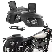 Motorcycle Side Saddlebags For Kawasaki Vulcan VN800 VN900 VN1500 Classic