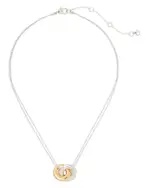 kate spade new york Interlock Pendant Necklace, 16-19