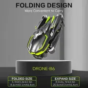 B6 Drone Four-Axis Rc Quadcopter with Brushless Motor, Dual 6K Camera, WIFI, FPV and Obstacle Avoidance