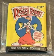 1987 Topps: WHO FRAMED ROGER RABBIT Disney Movie Cards Unopened Wax Pack