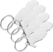 jojofuny 4Pcs Portable Trolley Tokens Keychain Removers for Shopping Carts Compact and Stylish Key Ring Accessories for Everyday Use