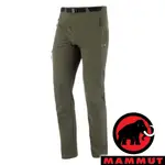 【MAMMUT 長毛象】男 YADKIN 防潑水軟殼長褲『綠鬣蜥』1021-00161 戶外 休閒 釣魚褲 登山 露營