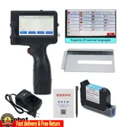 600DPI 12.7MM/0.5" Handheld Inkjet Printer Portable 25 Languages+1 Ink Cartridge