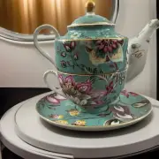 GRACE TEAWARE FINE PORCELAIN TEA FOR ONE TEAPOT CUP SAUCER SUGAR & CREAMER NEW