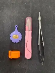 Thread Cutting Kit - Medallion Cutter, Curved Snip, Ring Cutter, Thread Snipper