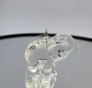 Made with Swarovski Crystal Clear 30mm Elephant 6776/4 Ornament/ Suncatcher