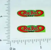 Pair Matchbox #62E Superfast Rat Rod Cougar Stickers SF-62B